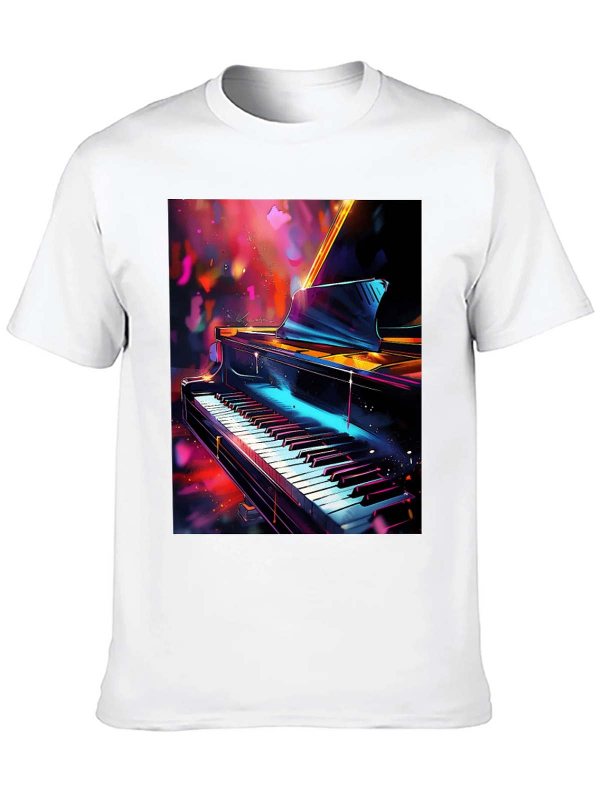 Piano Art Graphic T-Shirt - Music Lover Tee product image 9