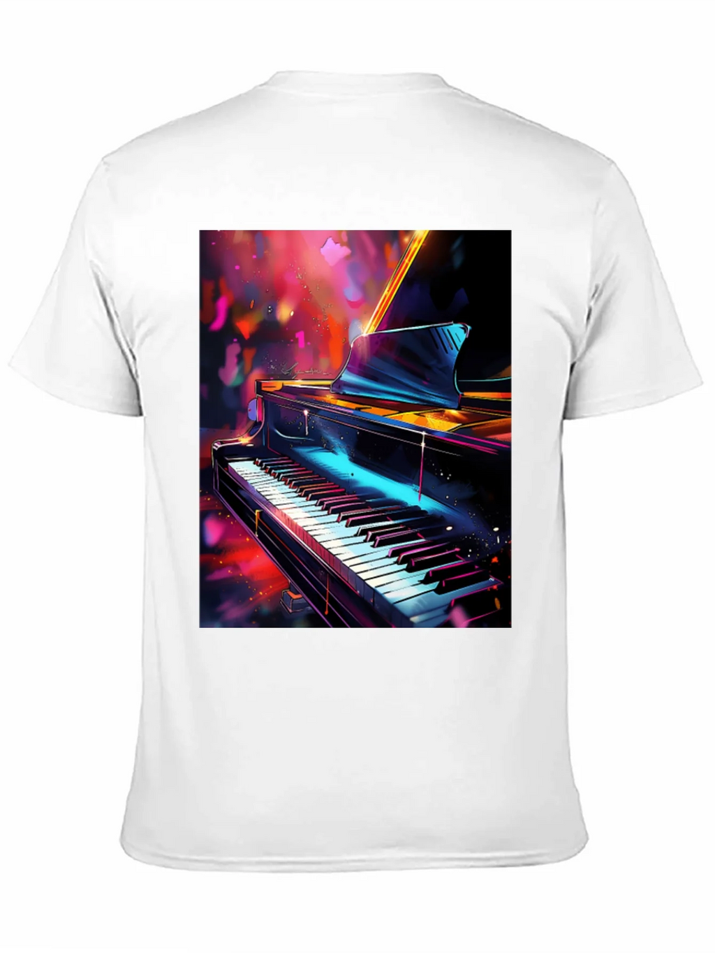 Piano Art Graphic T-Shirt - Music Lover Tee product image 10