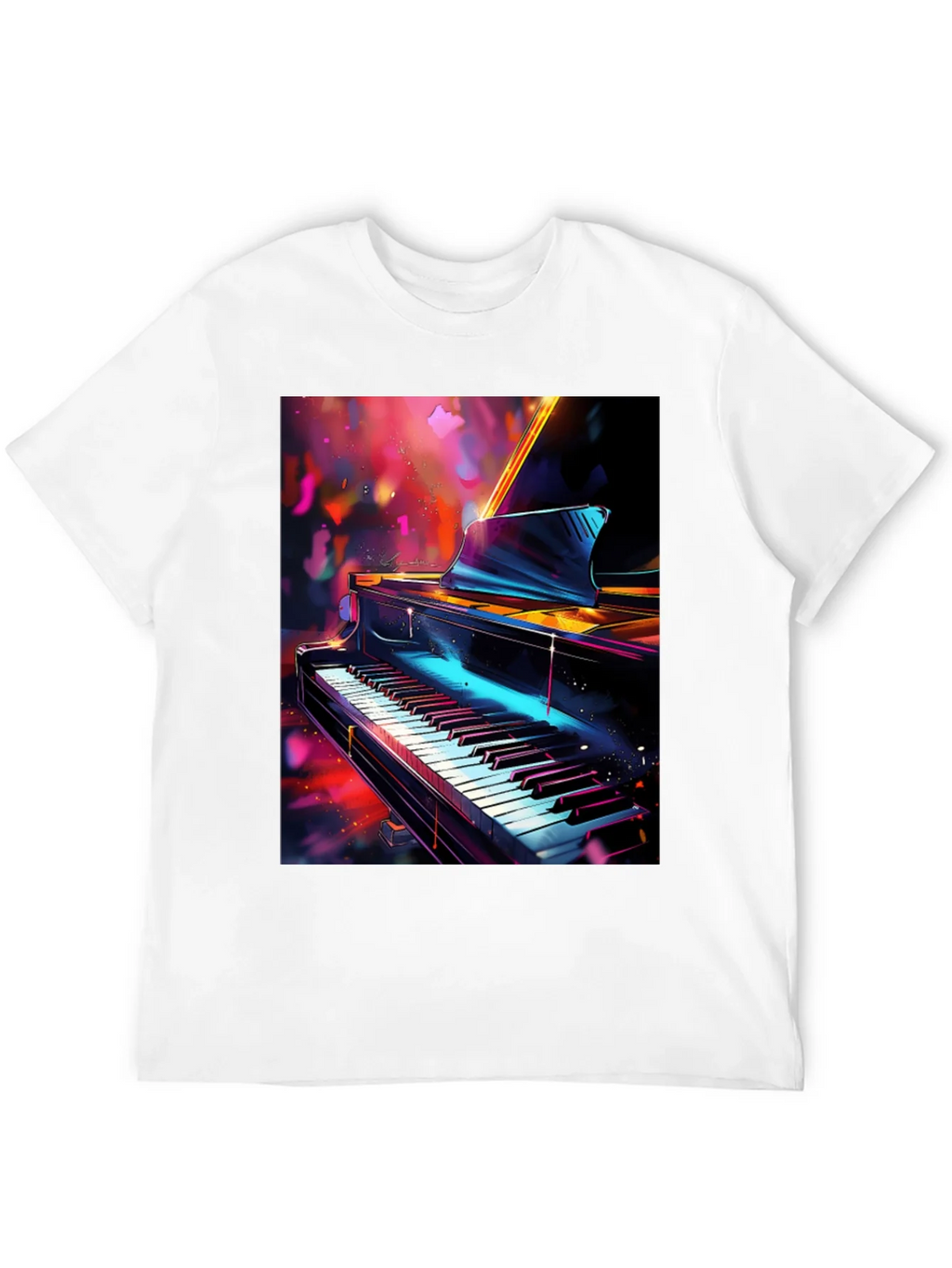 Piano Art Graphic T-Shirt - Music Lover Tee product image 11