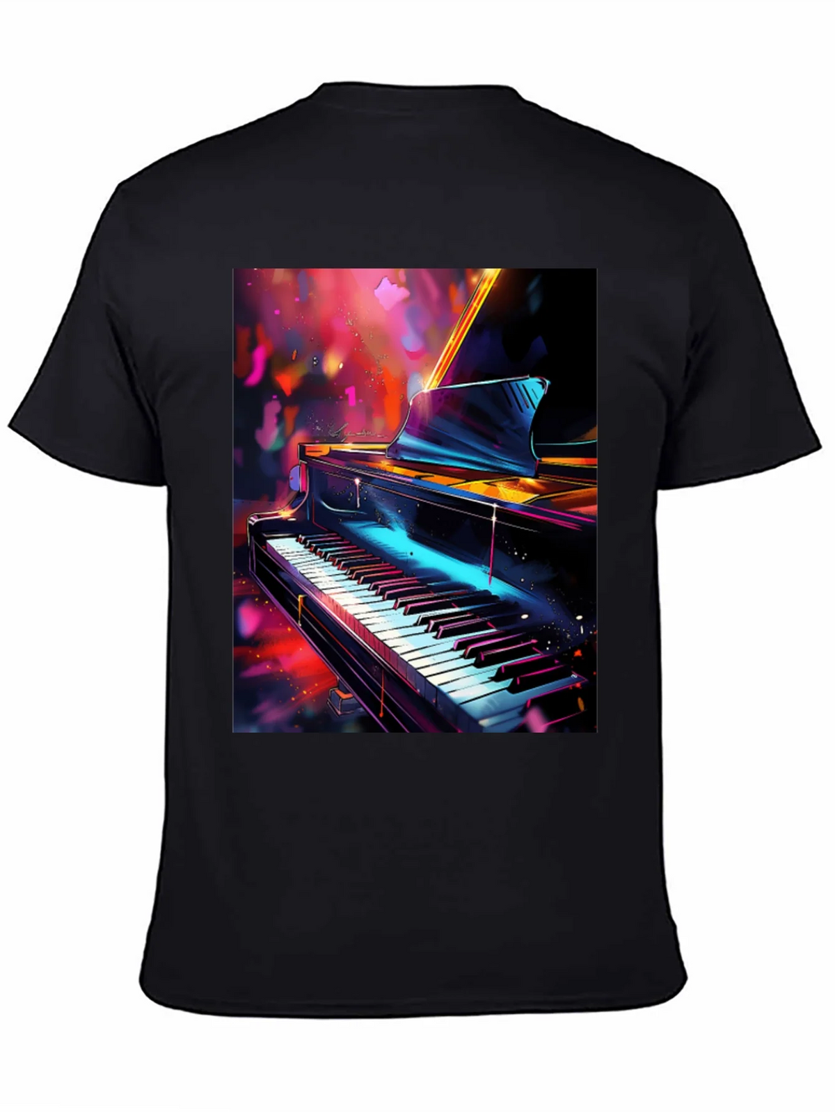 Piano Art Graphic T-Shirt - Music Lover Tee product image 4