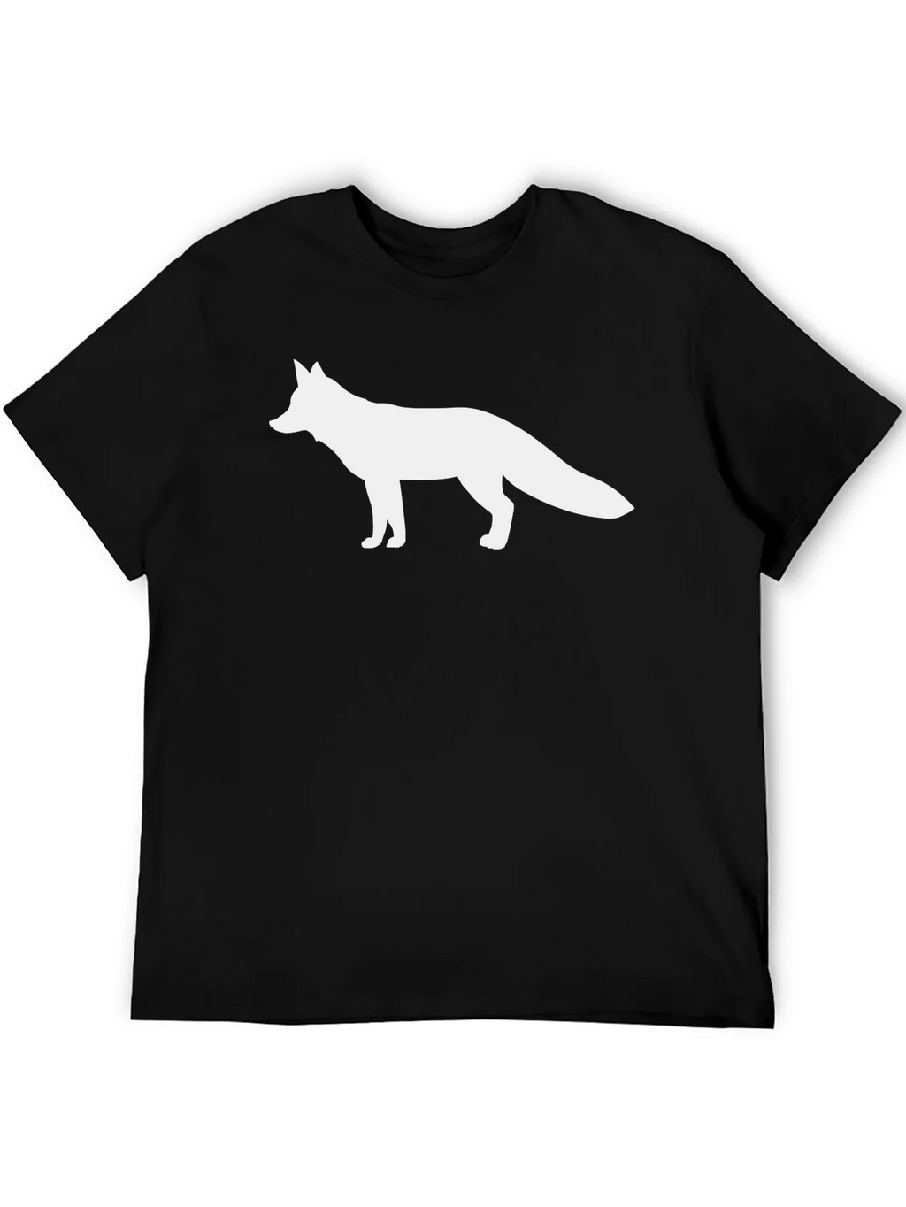 Fox Graphic Black T-Shirt - Classic Crew Neck product image 5