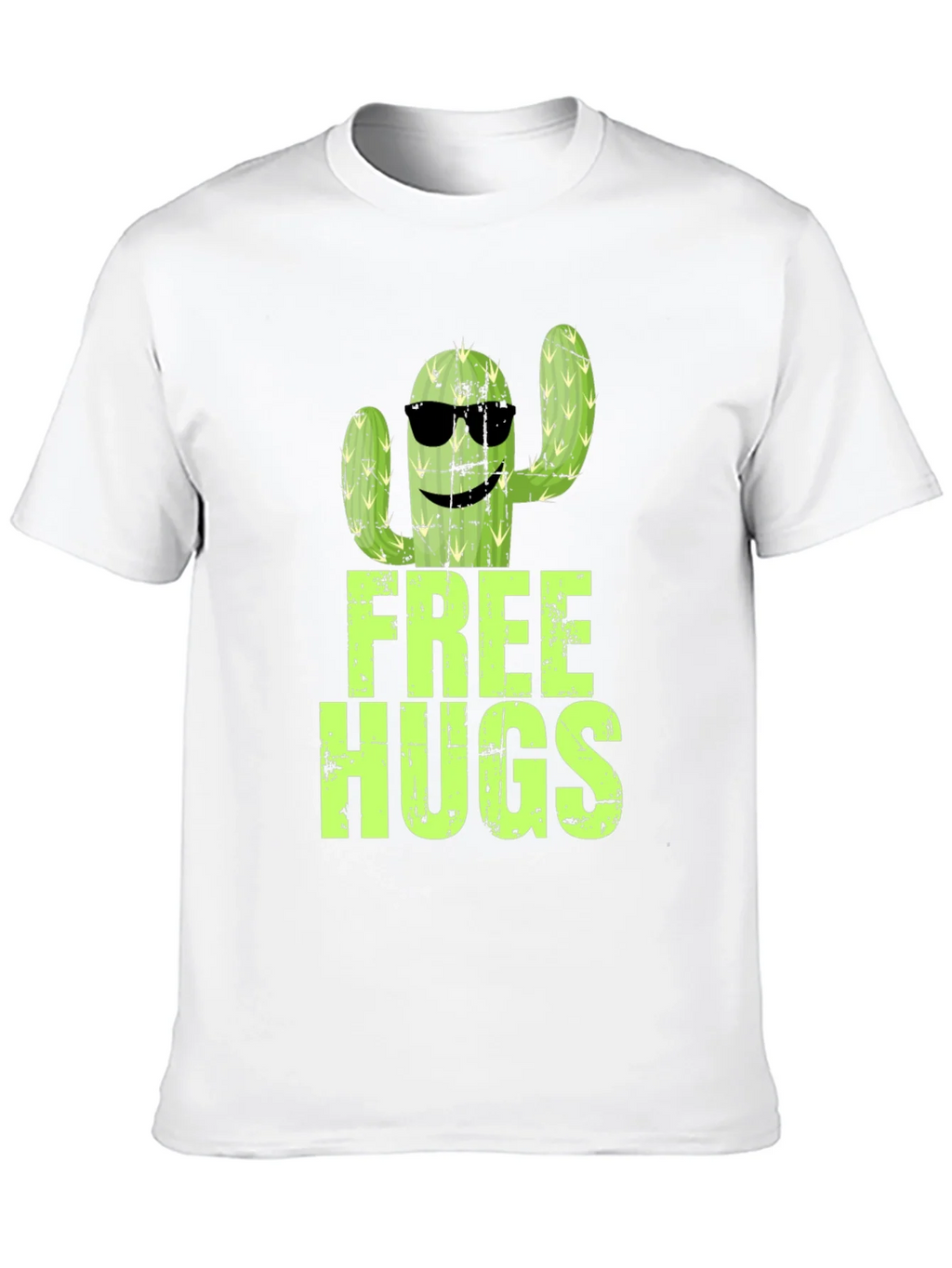 Free Hugs Cactus Graphic T-Shirt product image 9