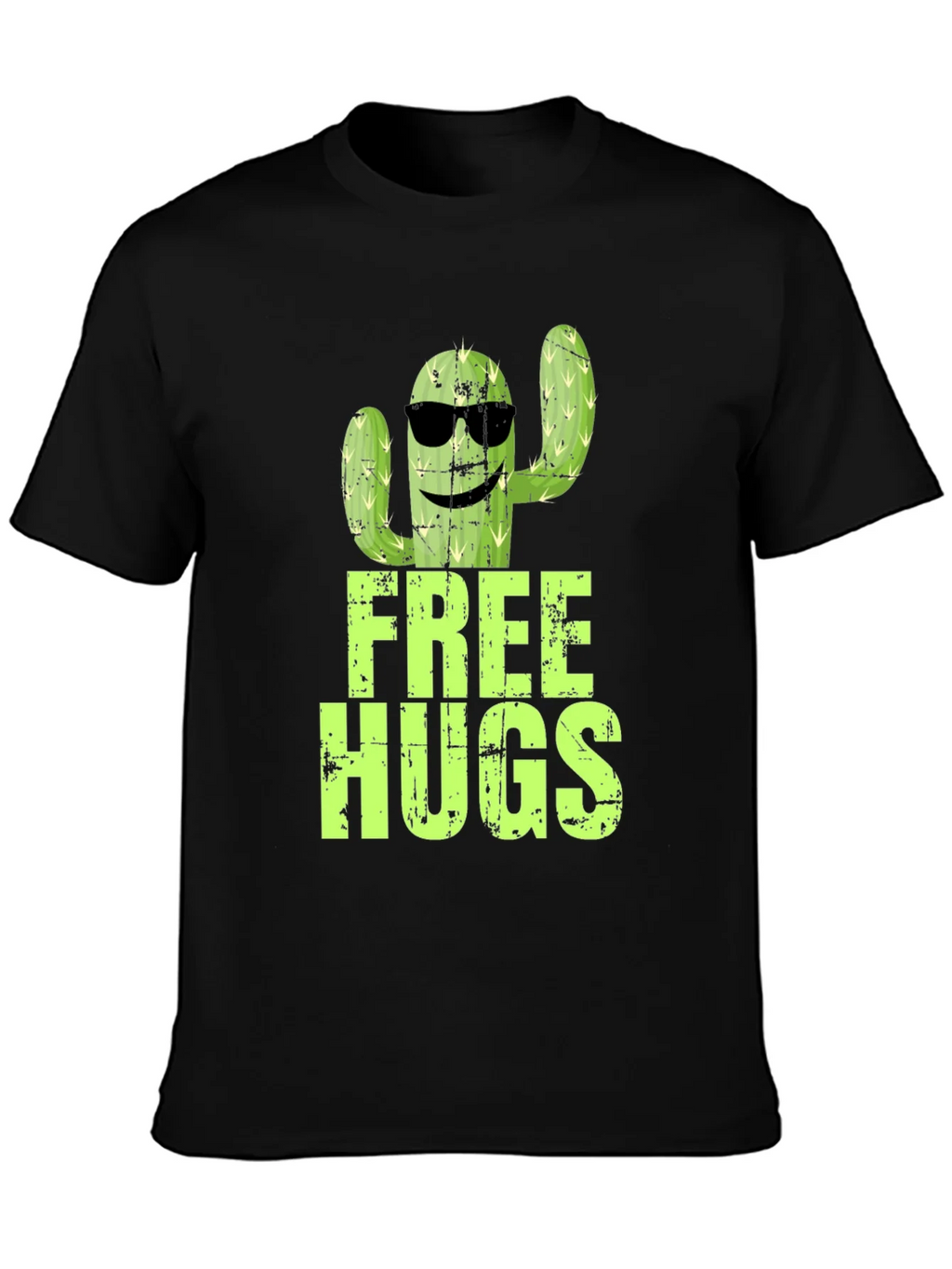 Free Hugs Cactus Graphic T-Shirt product image 3