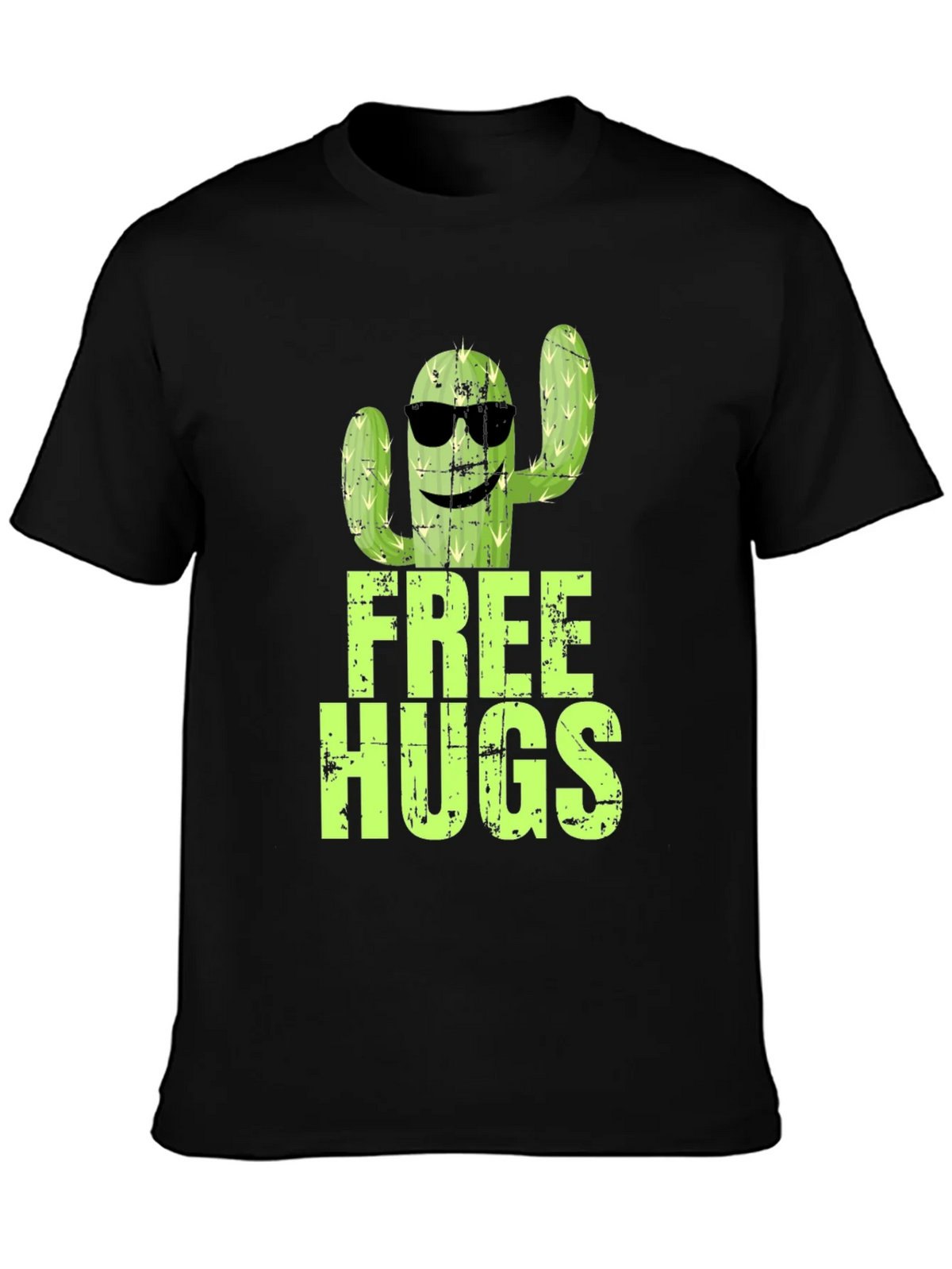 Free Hugs Cactus Graphic T-Shirt product image 3