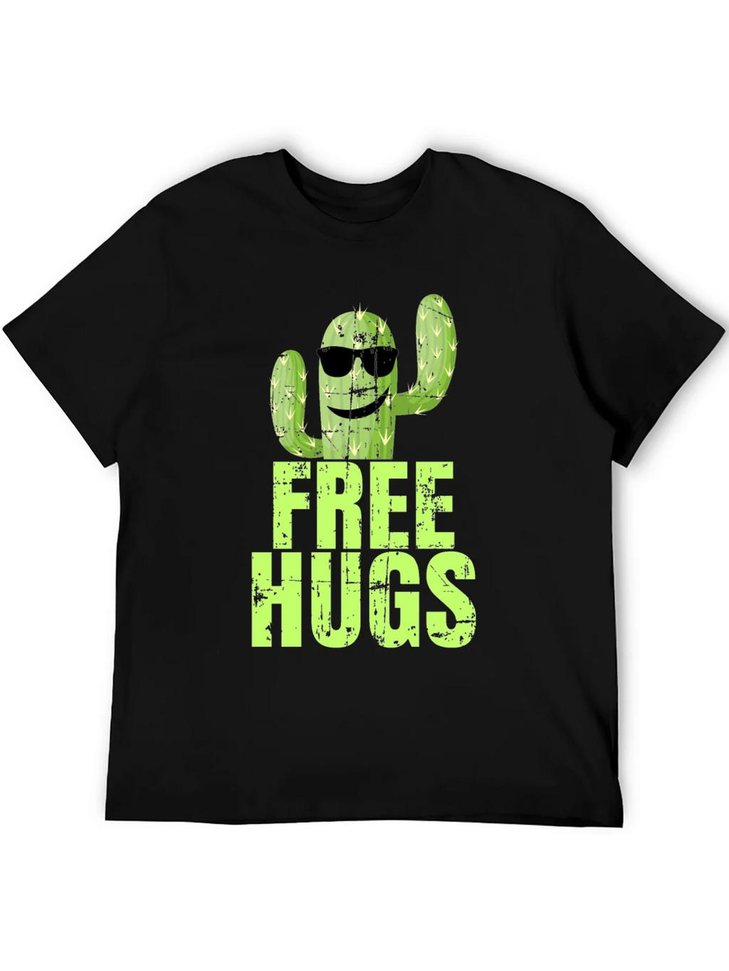 Free Hugs Cactus Graphic T-Shirt product image 5