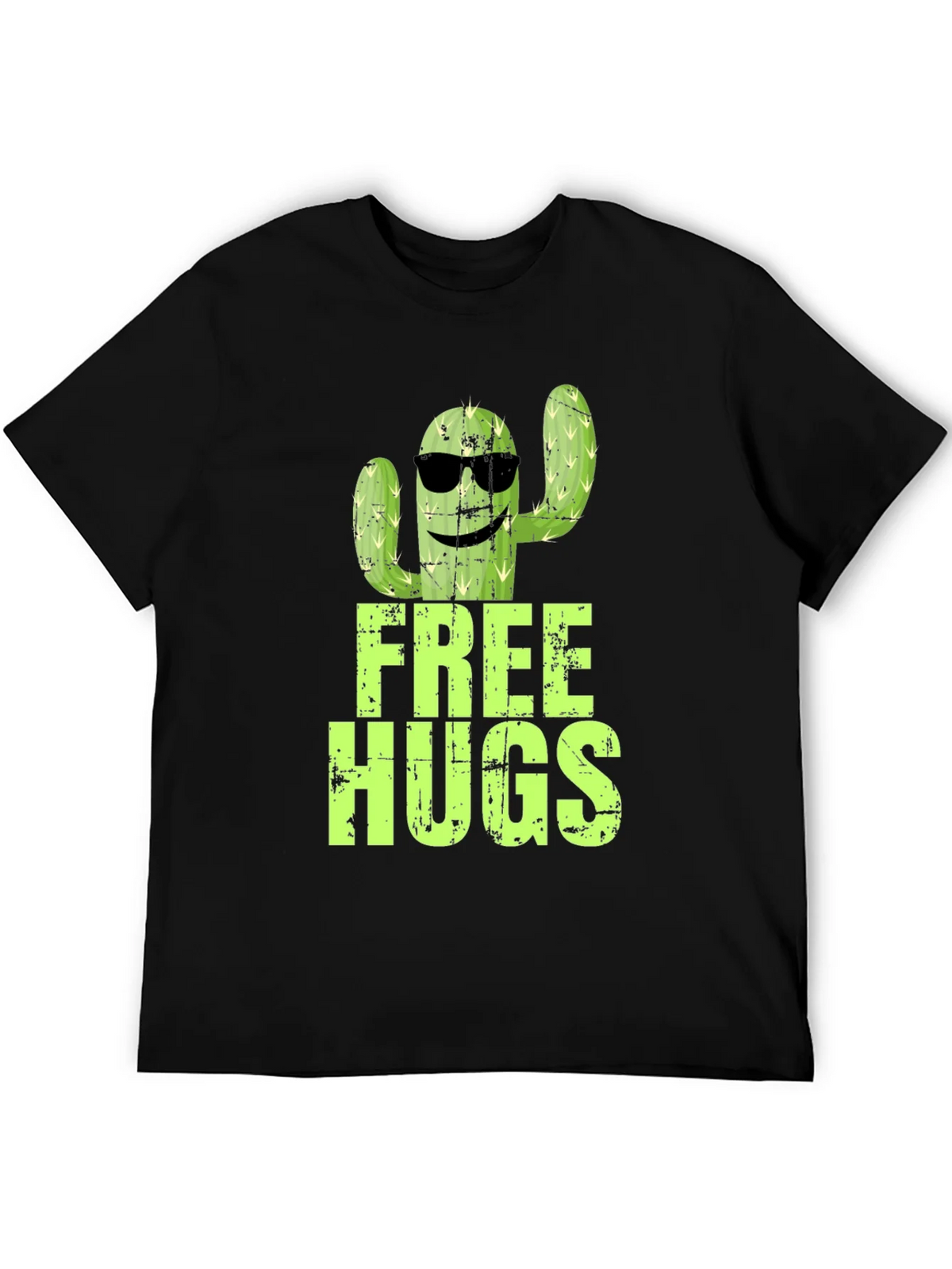 Free Hugs Cactus Graphic T-Shirt product image 5