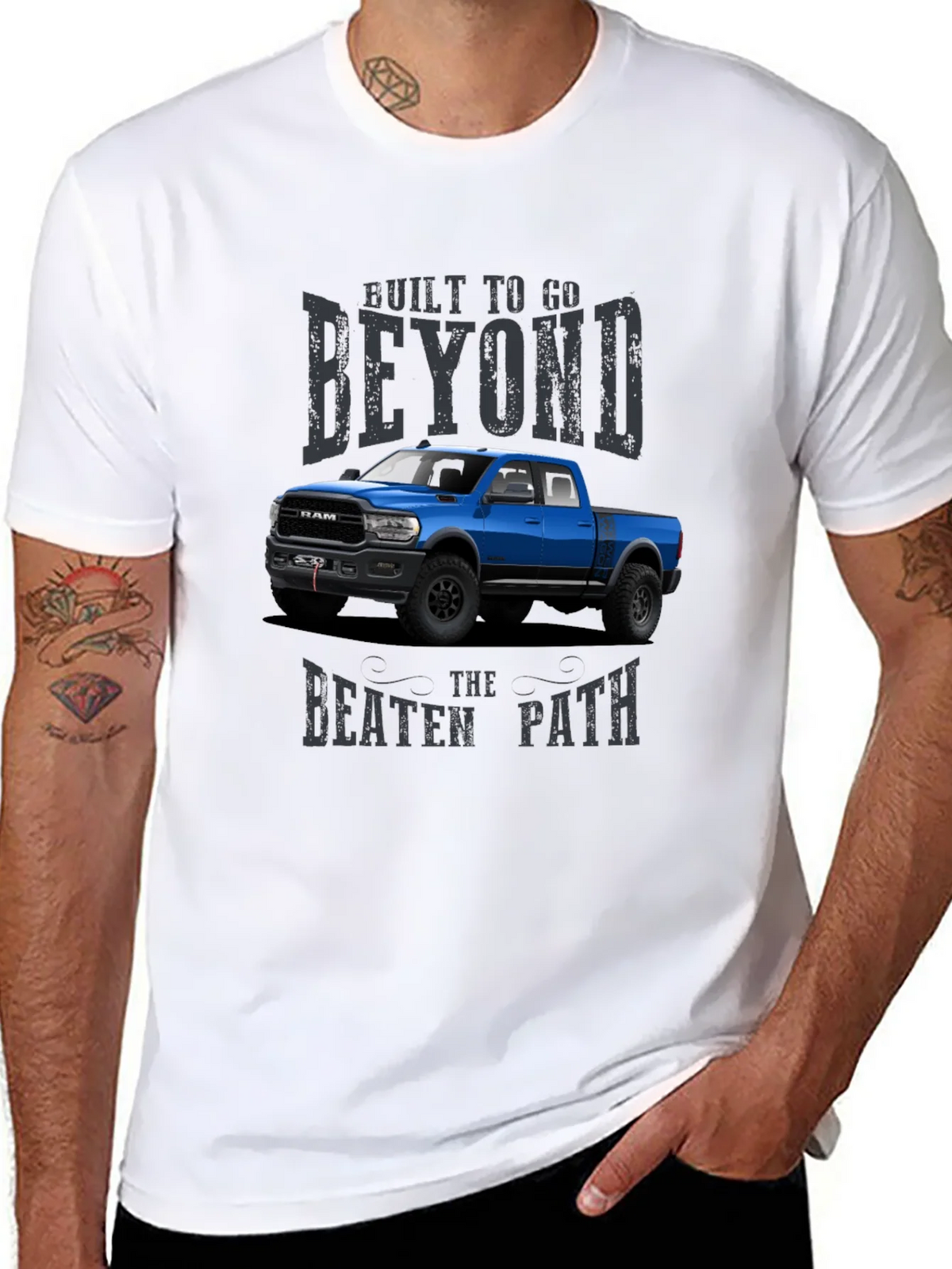Built To Go Beyond Ram Truck Graphic T-Shirt product image 7