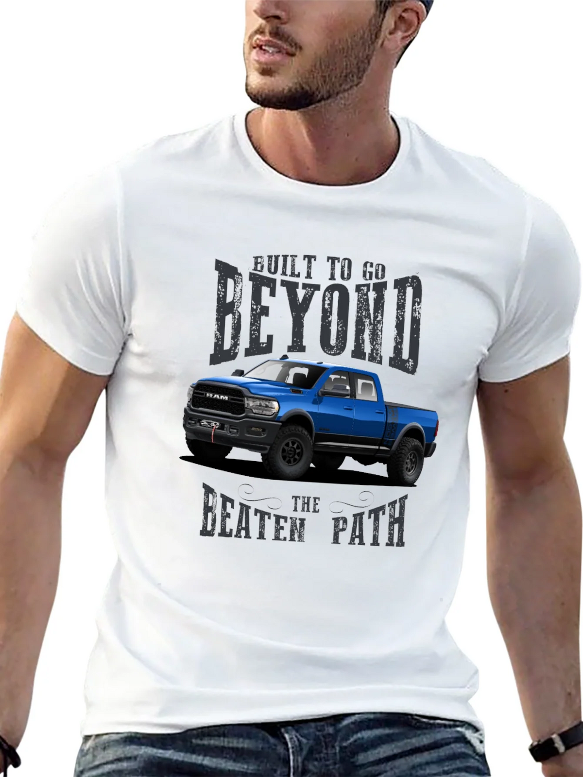 Built To Go Beyond Ram Truck Graphic T-Shirt product image 12