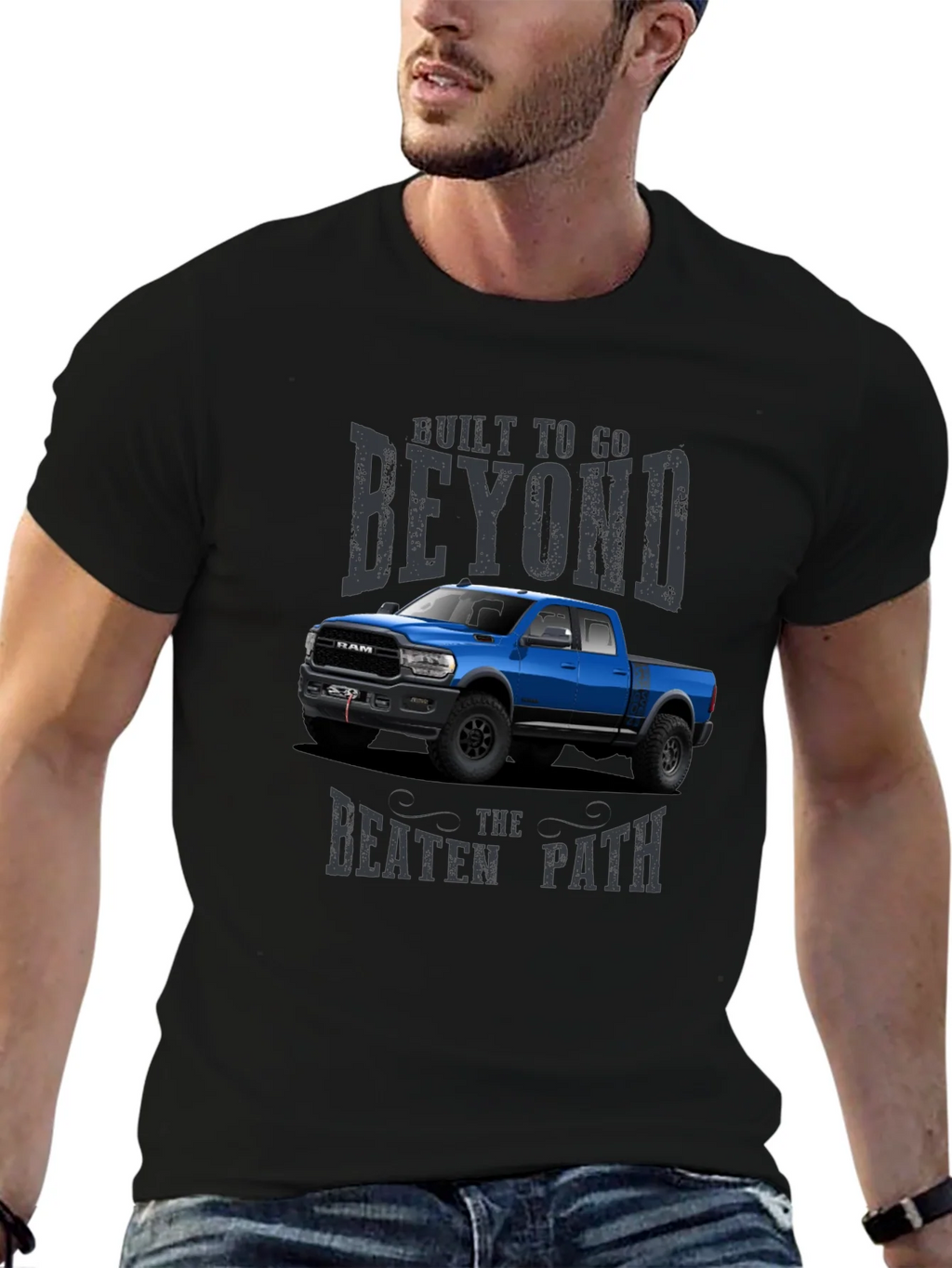 Built To Go Beyond Ram Truck Graphic T-Shirt product image 6