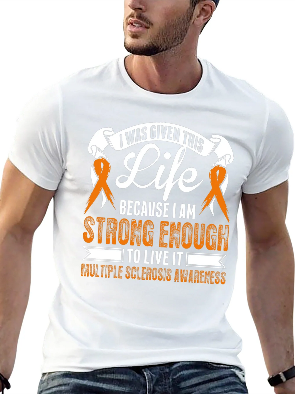 Multiple Sclerosis Awareness T-Shirt: I Was Given This Life product image 12