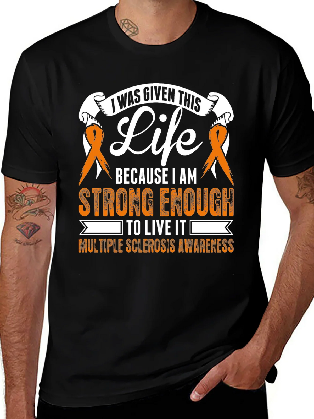 Multiple Sclerosis Awareness T-Shirt: I Was Given This Life product image 1