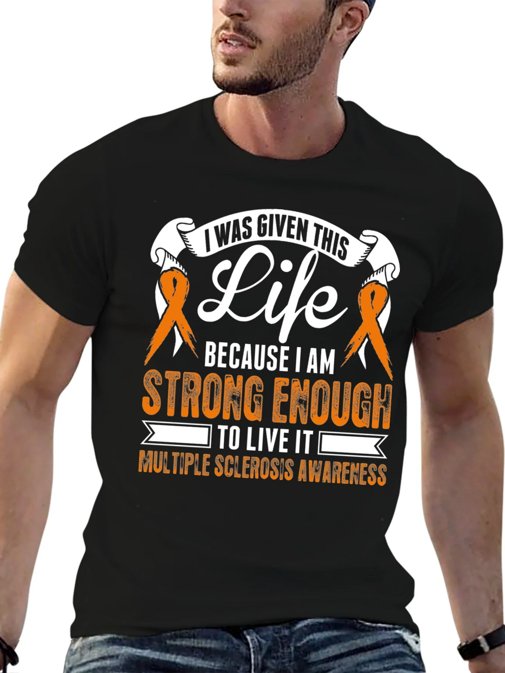 Multiple Sclerosis Awareness T-Shirt: I Was Given This Life product image 6