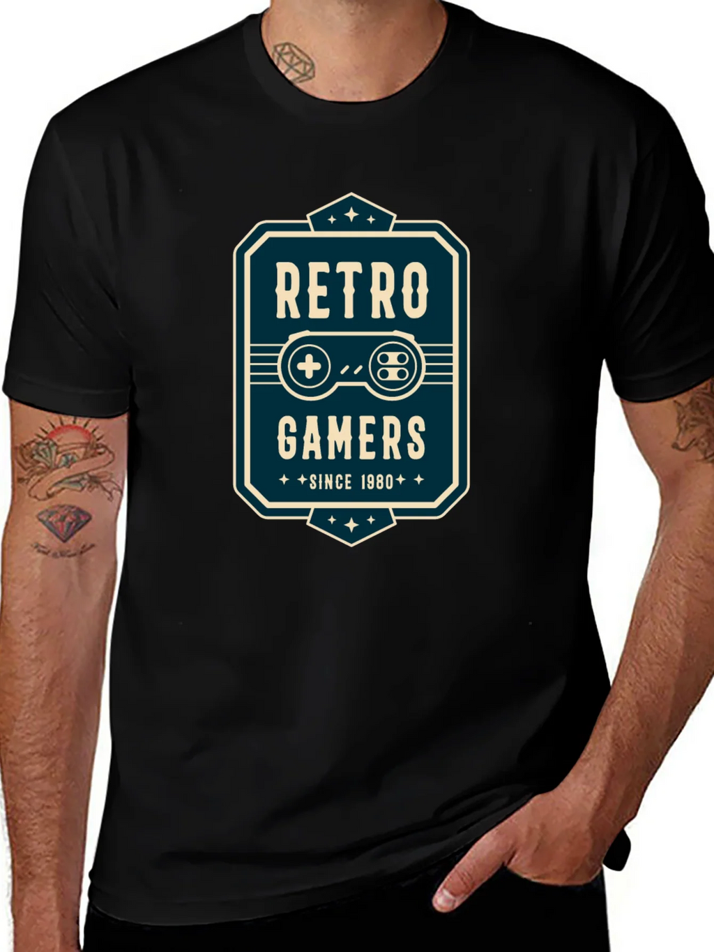Retro Gamers Since 1980 T-Shirt product image 1