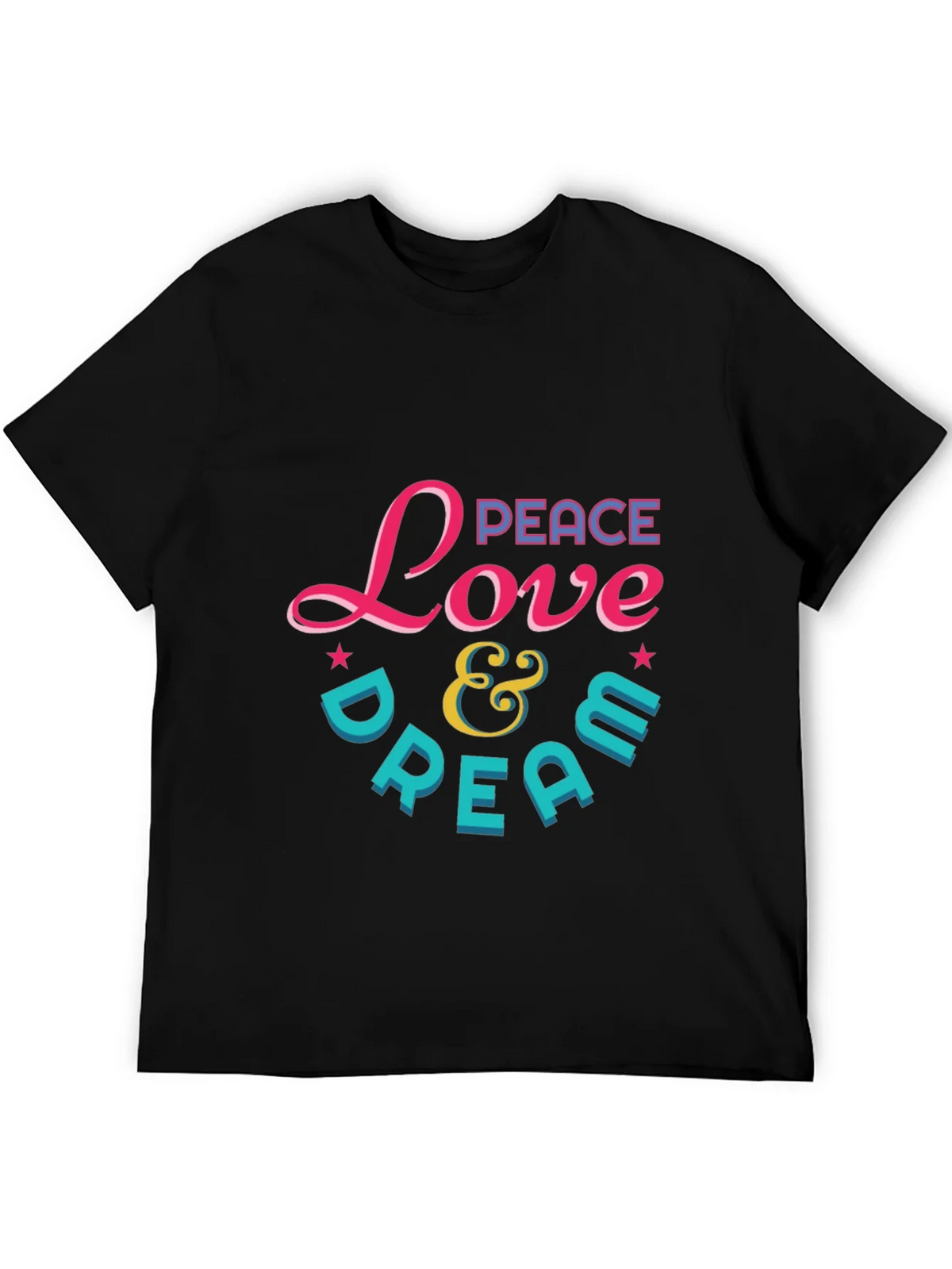 Peace Love & Dream Graphic T-Shirt product image 3