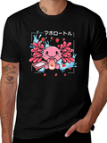 Axolotl Strawberry Milk T-Shirt product image 1