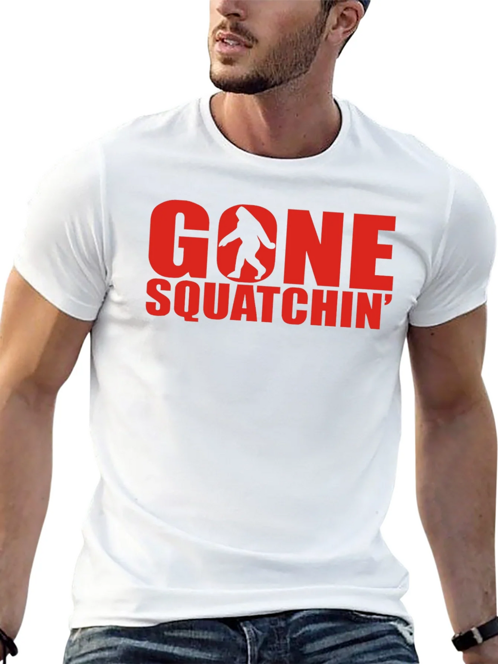 Gone Squatchin Black T-Shirt product image 12