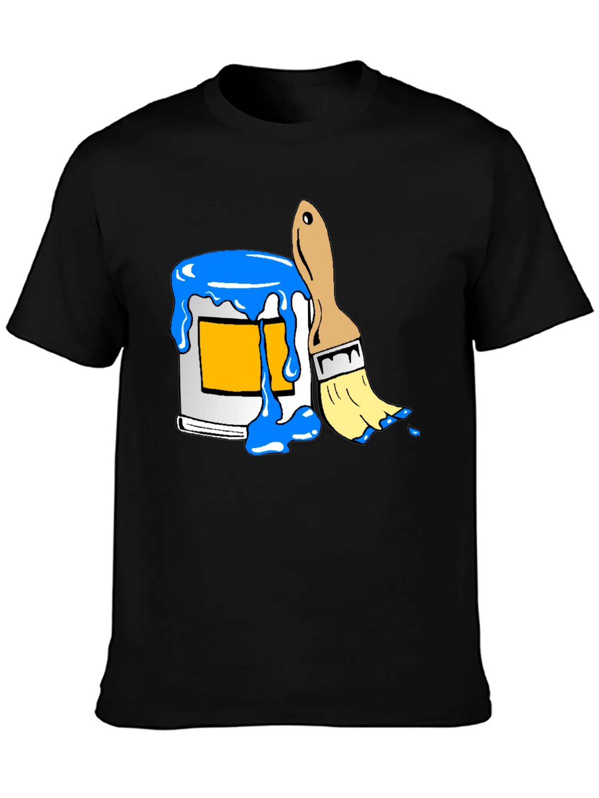 Paint Can & Brush Graphic Tee - Artist Style product image 3