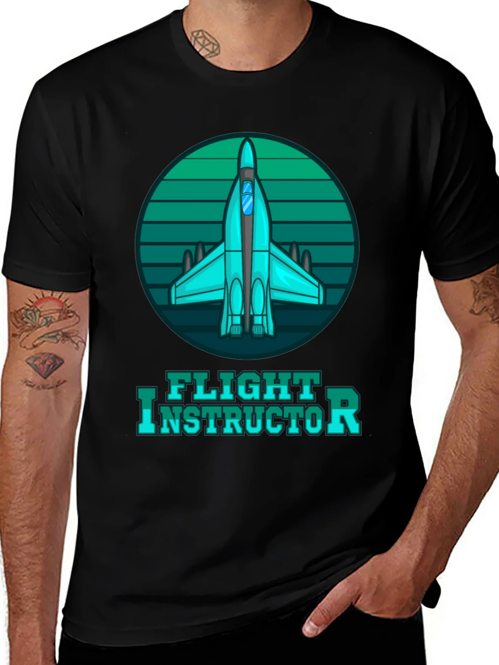 Flight Instructor Tee - Airplane Graphic T-Shirt product image 1