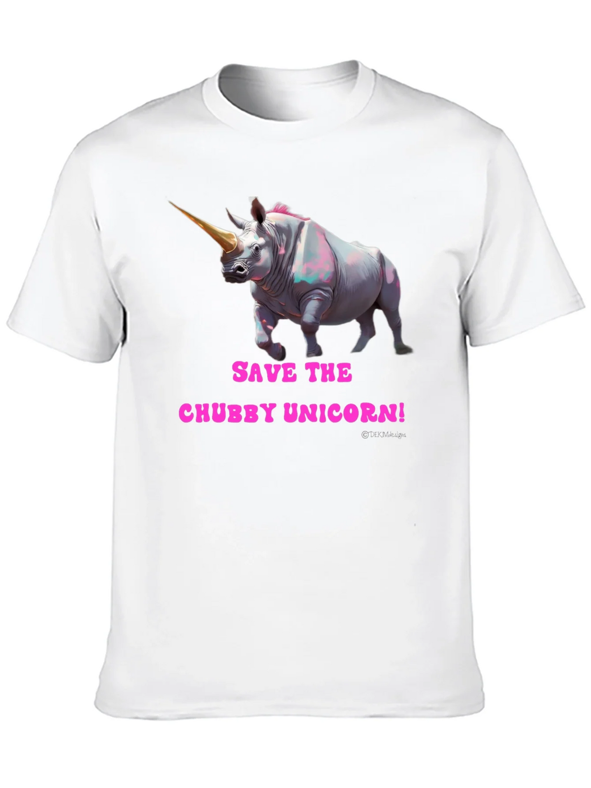 Save the Chubby Unicorn Funny Graphic Tee product image 9