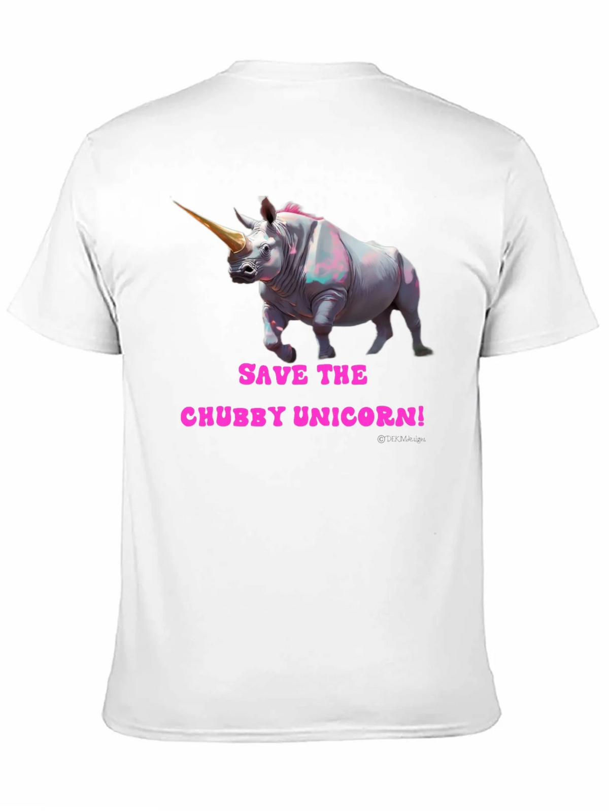 Save the Chubby Unicorn Funny Graphic Tee product image 10