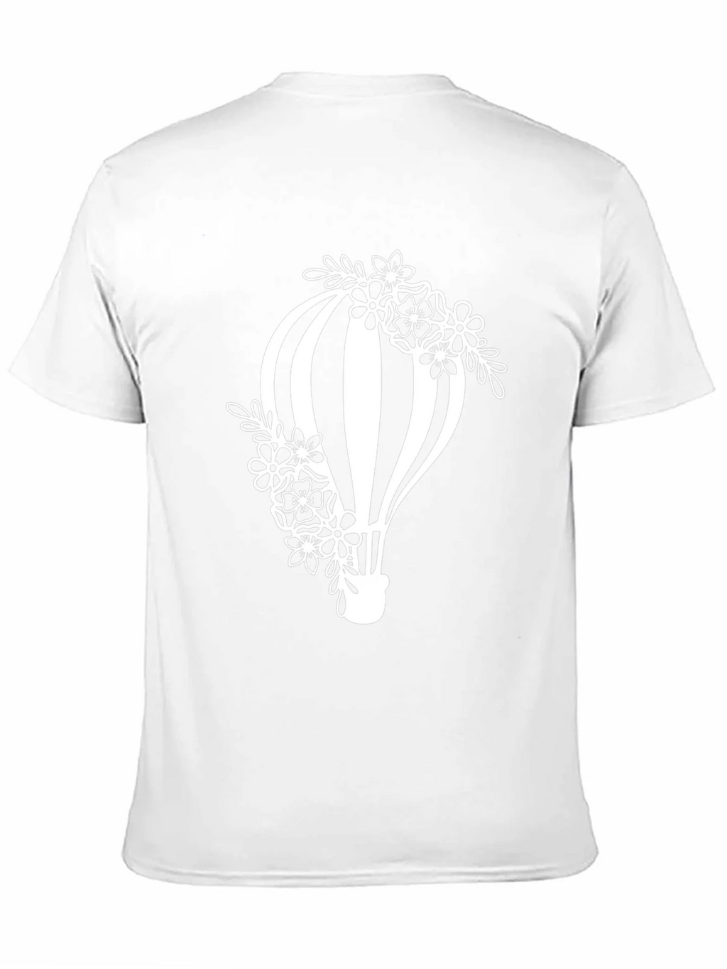 Floral Hot Air Balloon Graphic Tee - Black product image 10