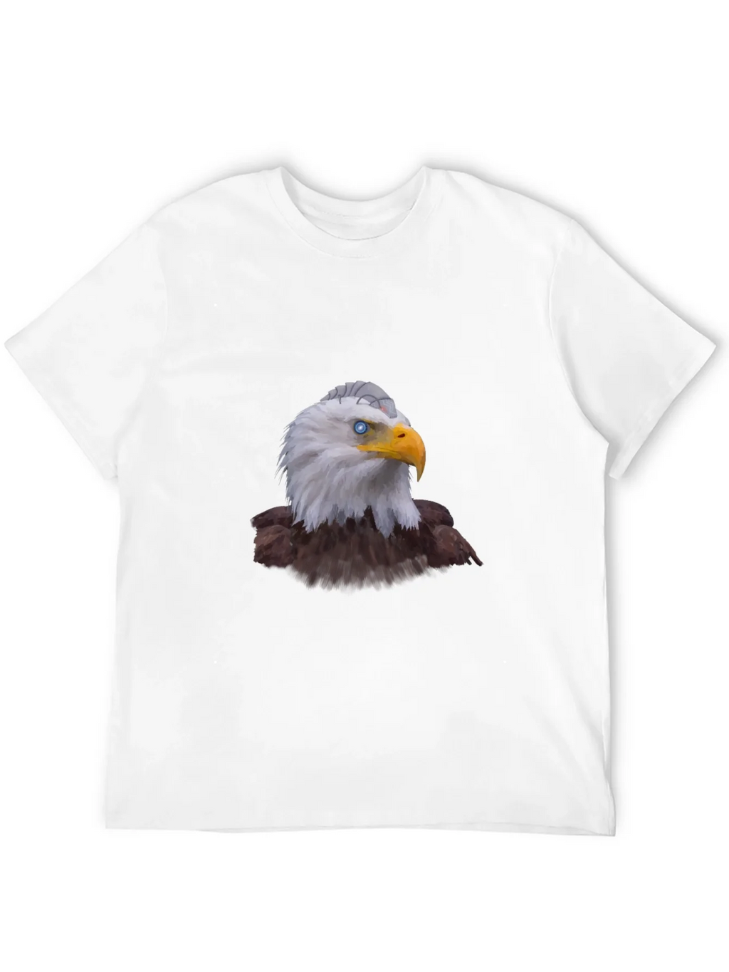 Eagle Graphic Print Black T-Shirt for Men product image 11