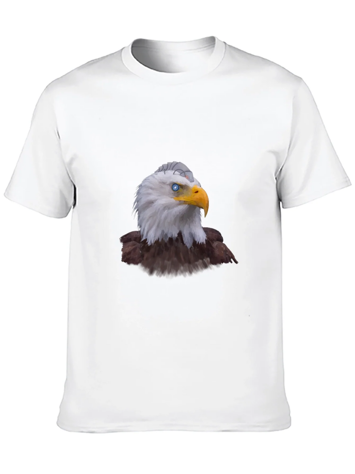 Eagle Graphic Print Black T-Shirt for Men product image 9
