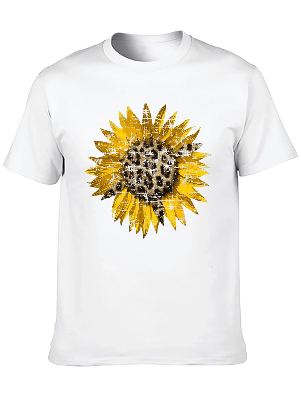 Leopard Sunflower Graphic Tee - Black product image 9