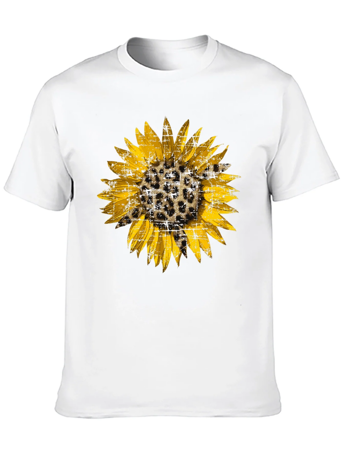 Leopard Sunflower Graphic Tee - Black product image 9