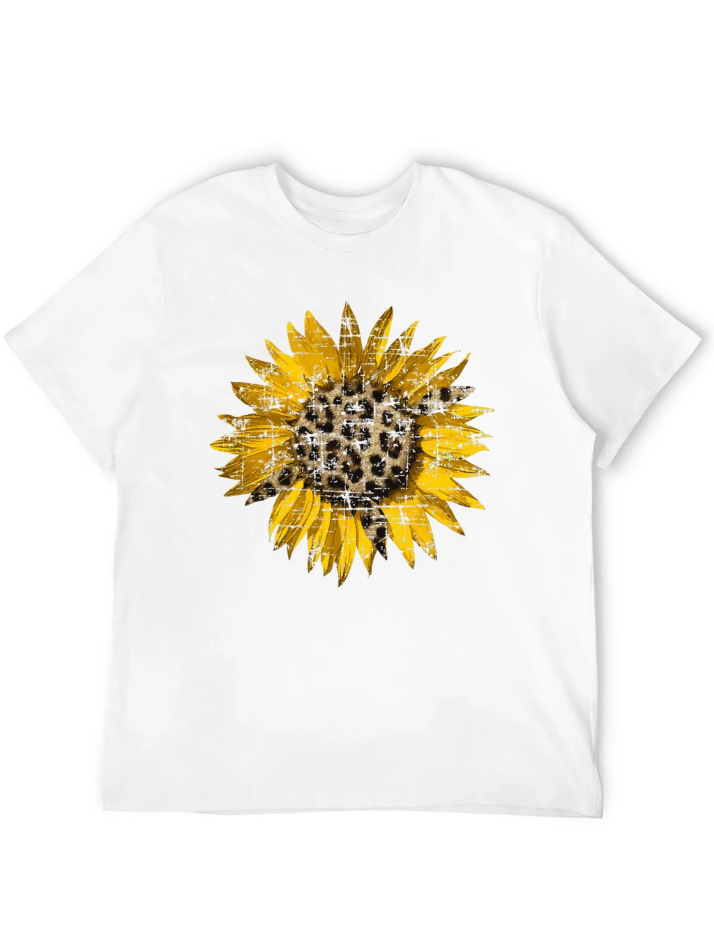 Leopard Sunflower Graphic Tee - Black product image 11