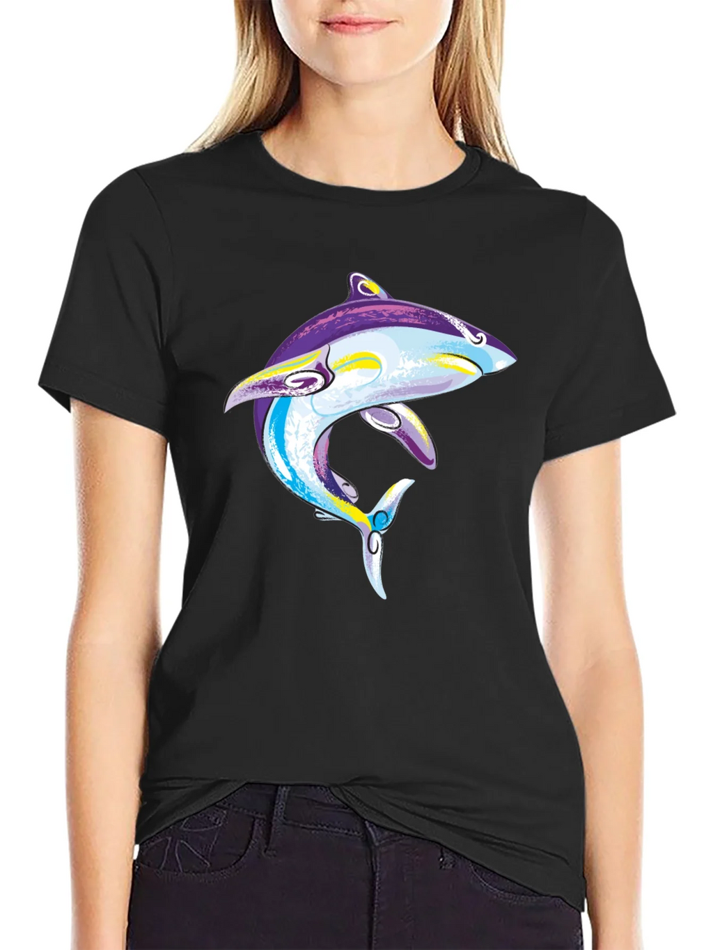 Cool Shark Graphic T-Shirt product image 2
