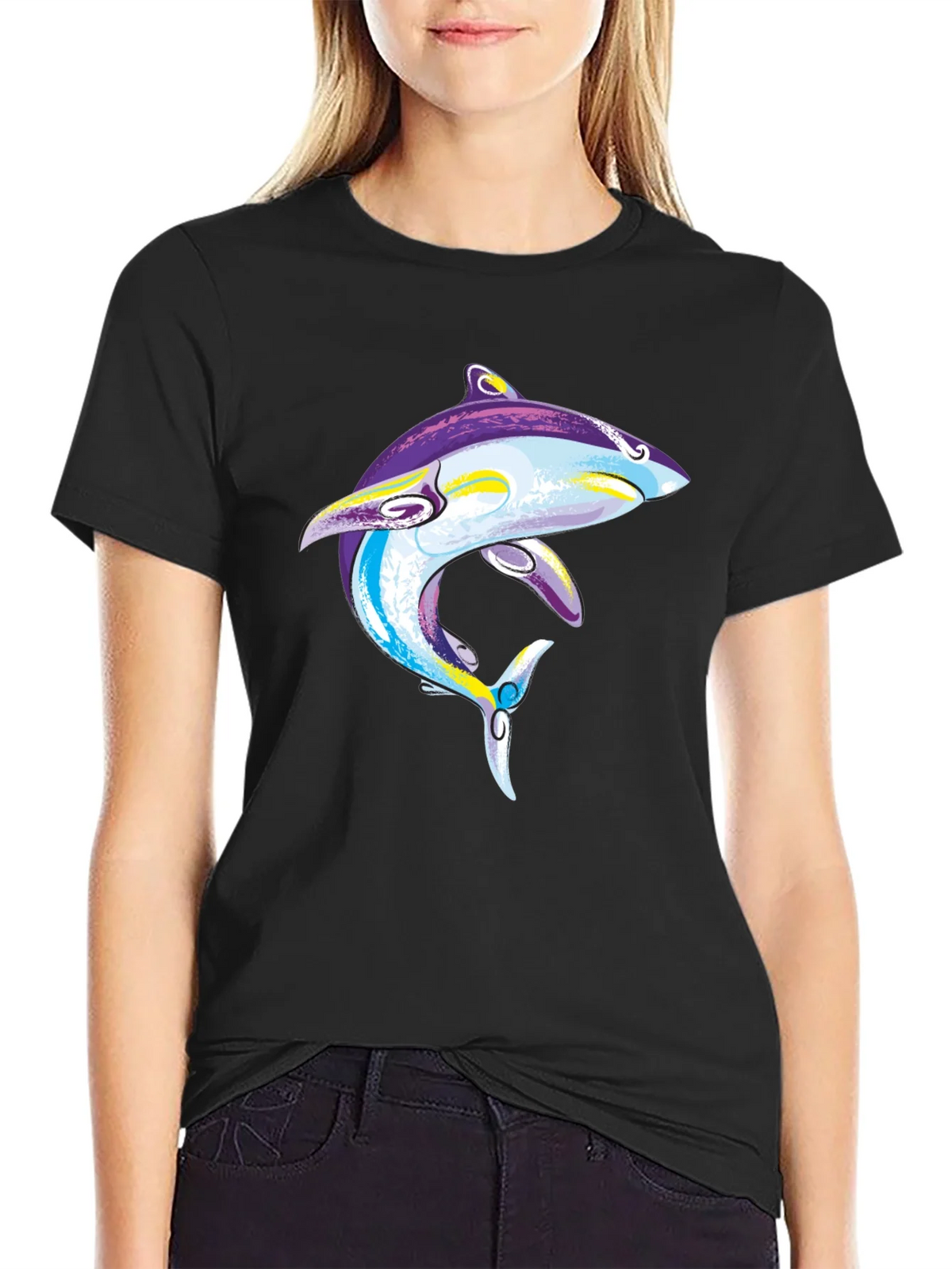 Cool Shark Graphic T-Shirt product image 2