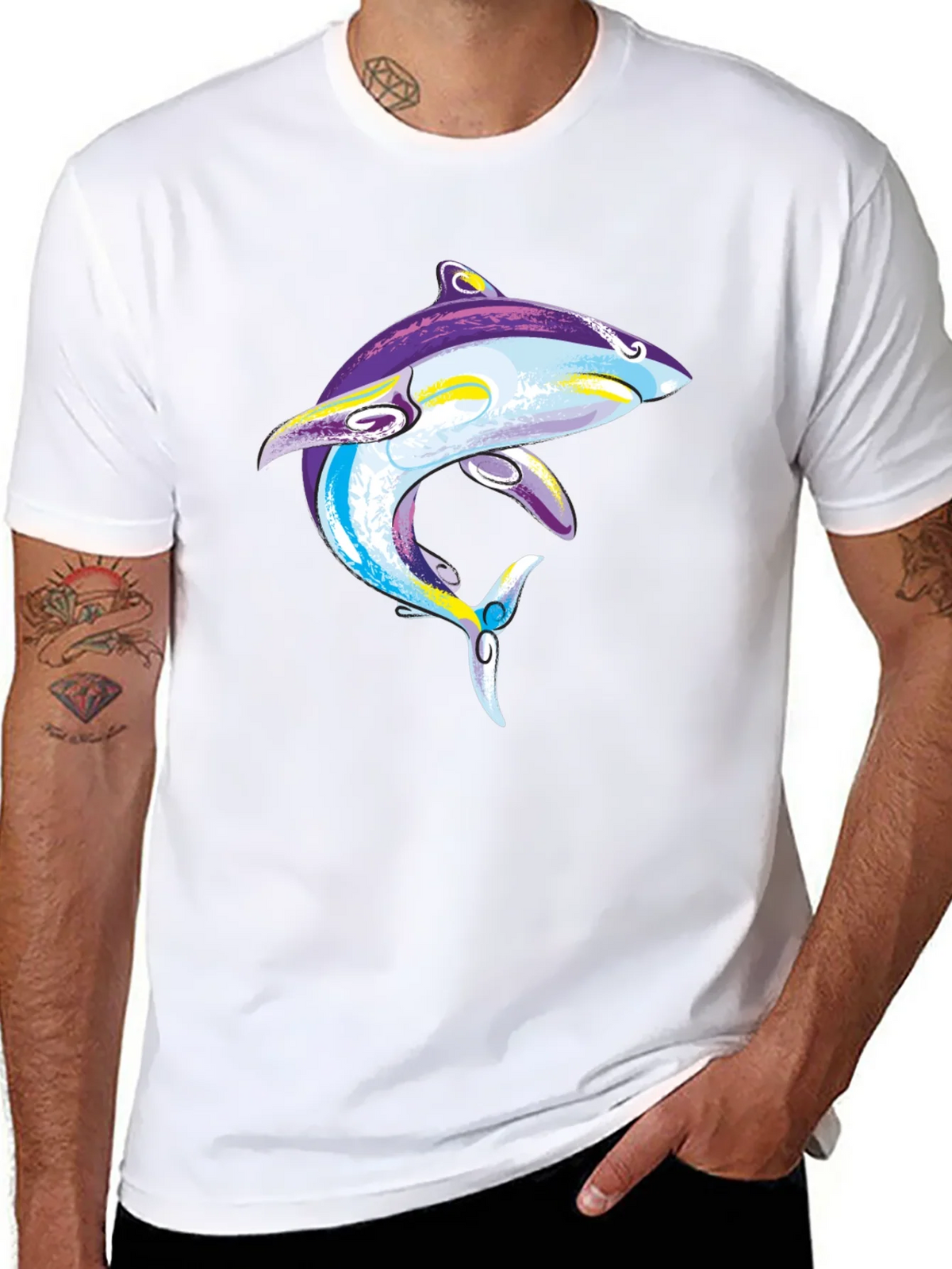 Cool Shark Graphic T-Shirt product image 7