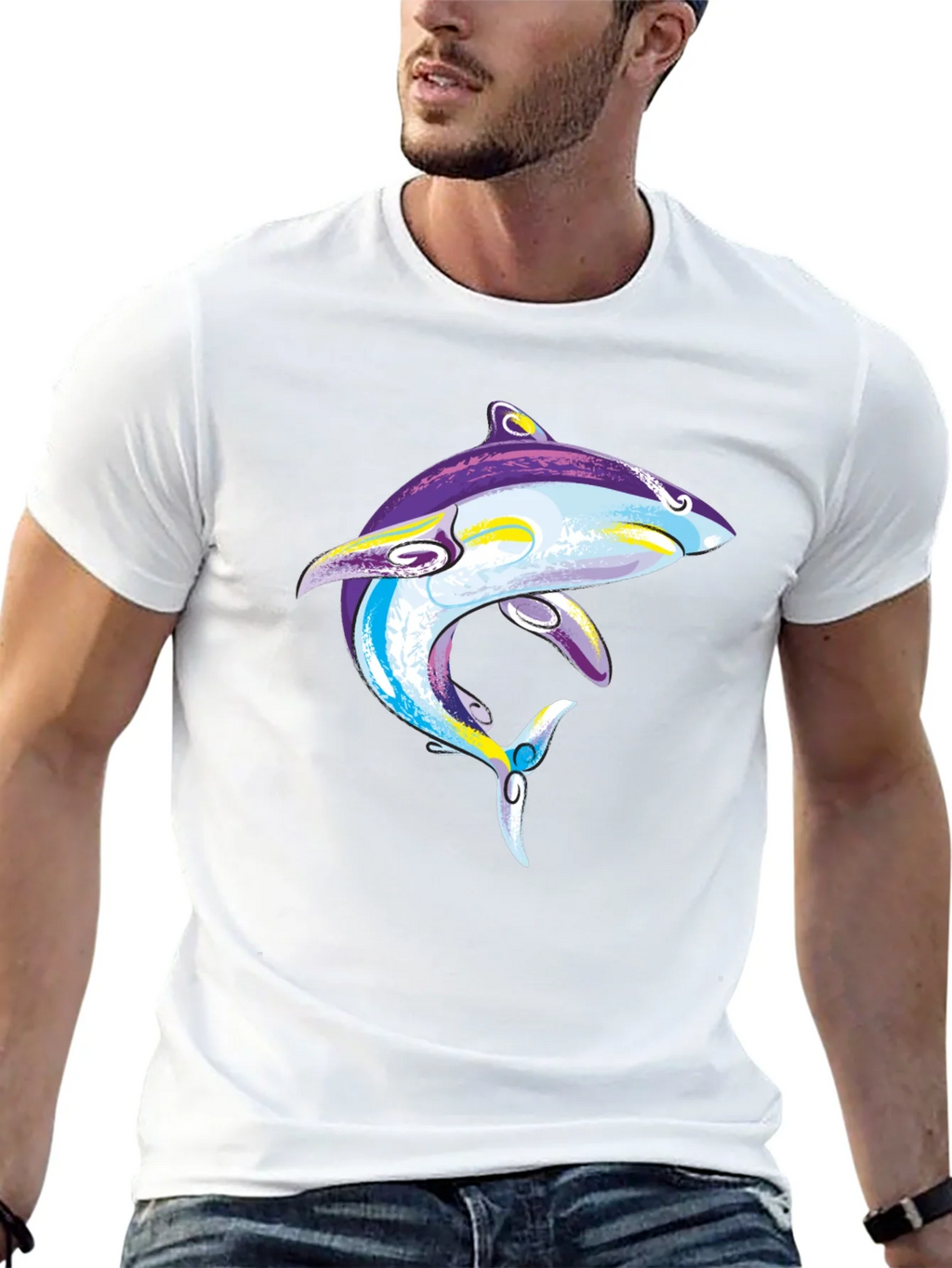 Cool Shark Graphic T-Shirt product image 12
