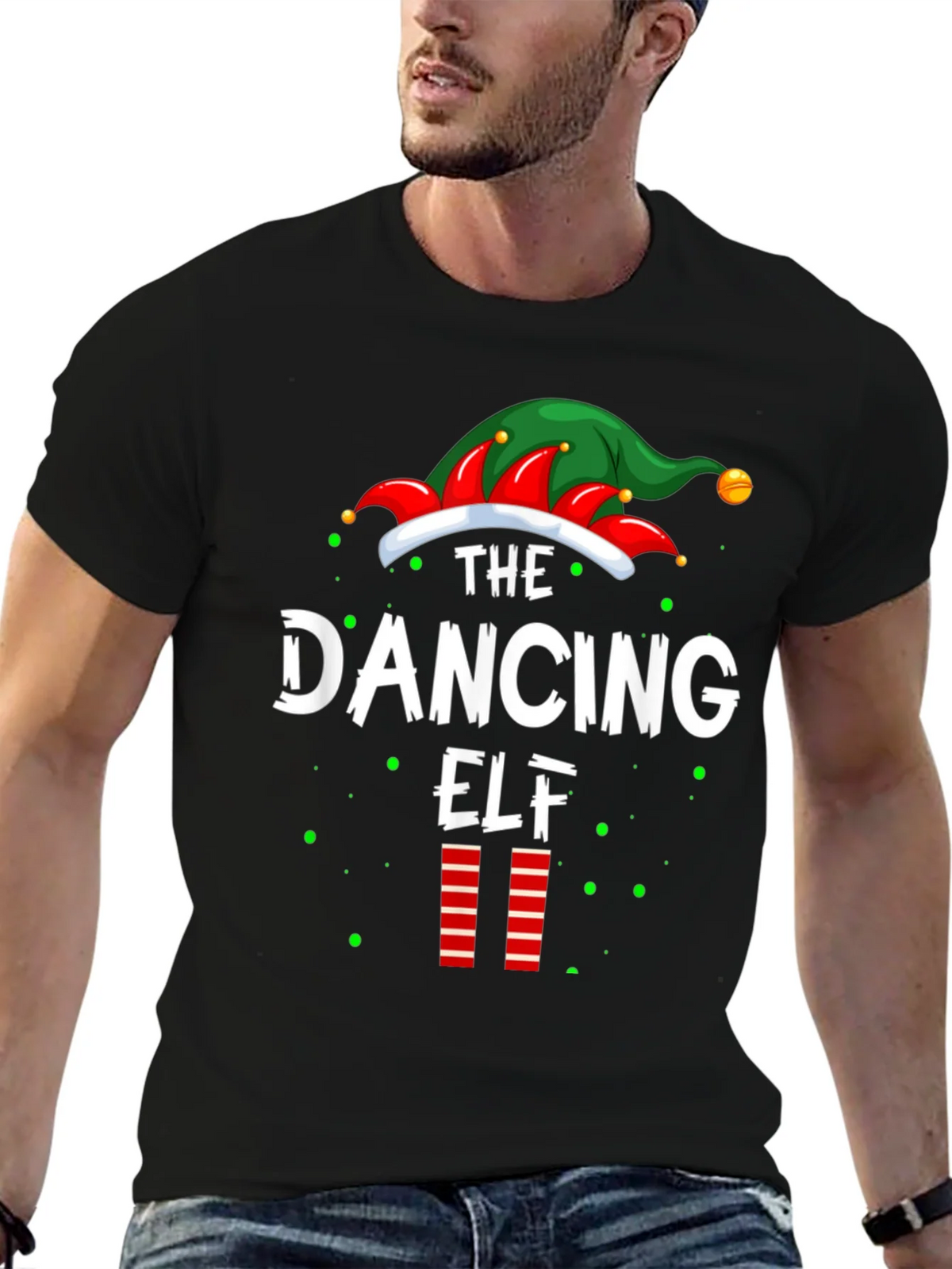 Dancing Elf Christmas T-Shirt product image 6