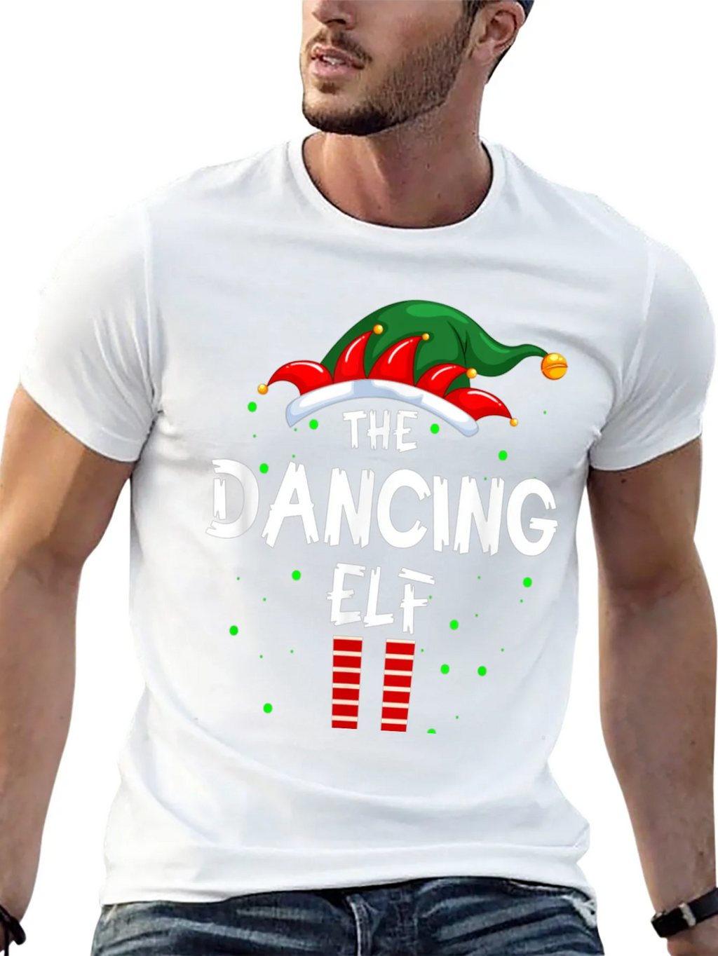 Dancing Elf Christmas T-Shirt product image 12