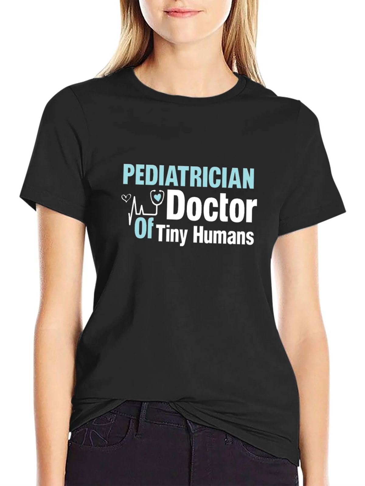 Pediatrician Doctor Of Tiny Humans T-Shirt product image 2