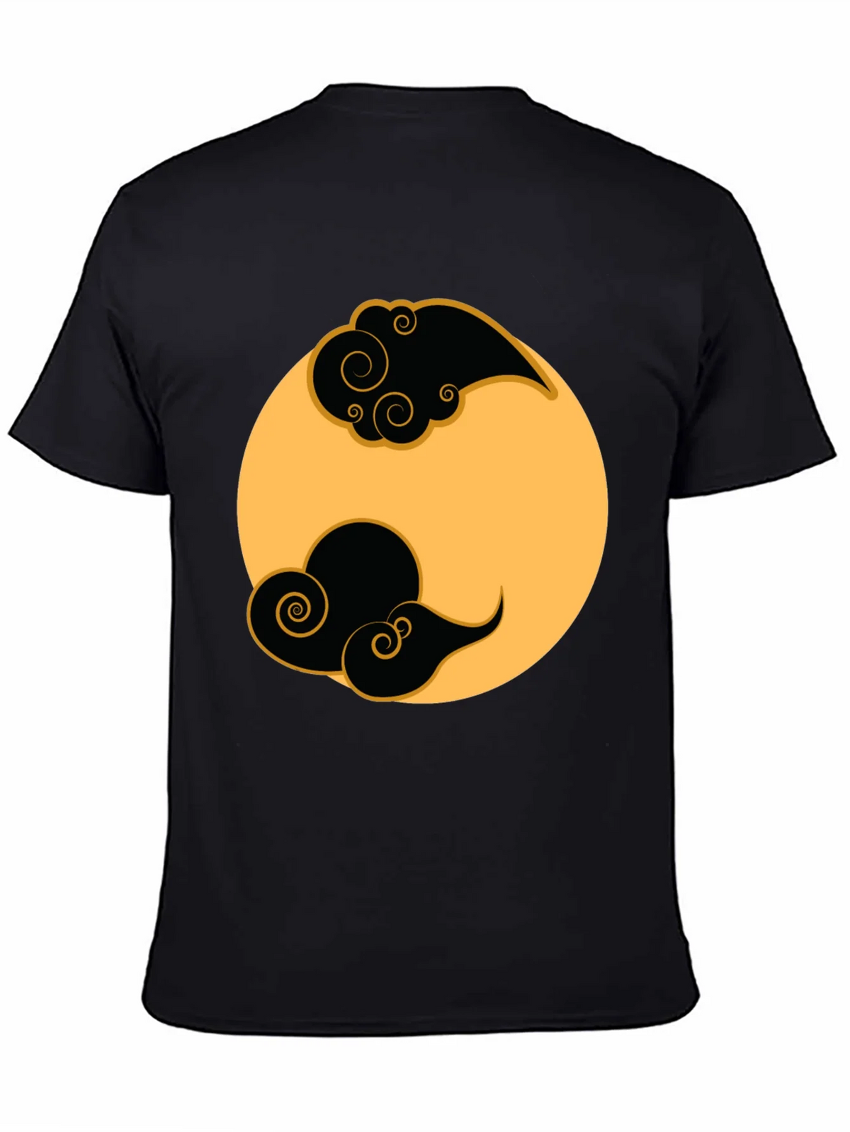 Yin Yang Cloud T-Shirt - Black product image 2