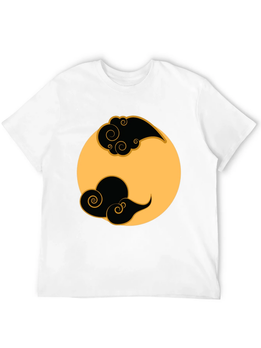 Yin Yang Cloud T-Shirt - Black product image 6