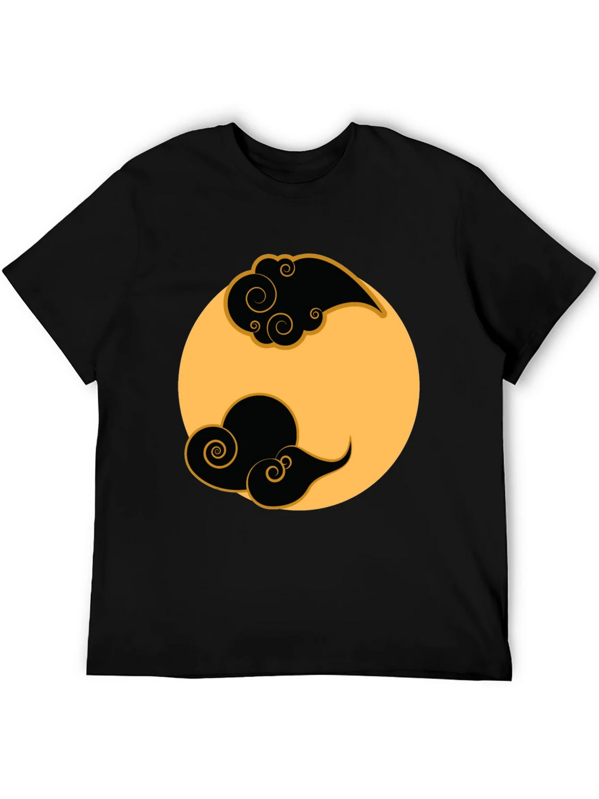 Yin Yang Cloud T-Shirt - Black product image 3