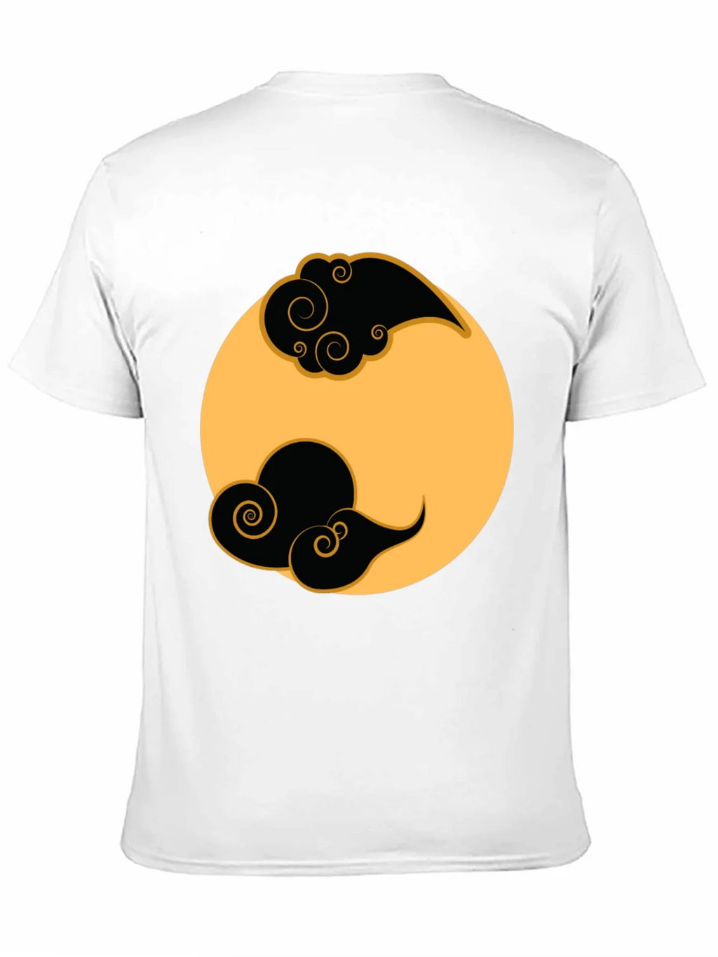 Yin Yang Cloud T-Shirt - Black product image 5