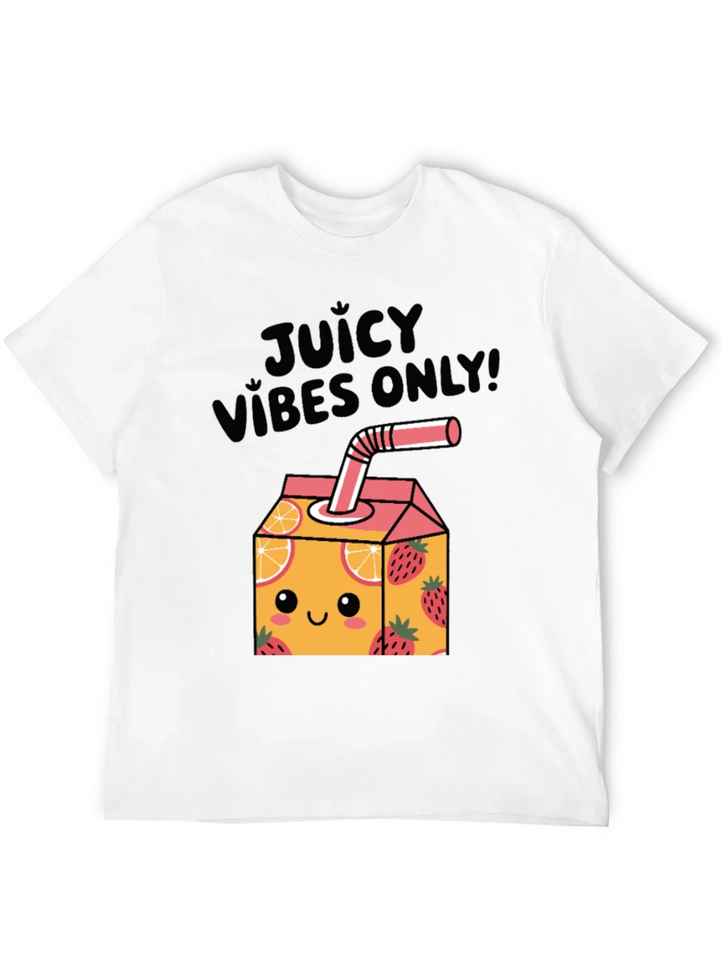 Juicy Vibes Only T-Shirt - Cartoon Fruit Juice Box Design product image 11