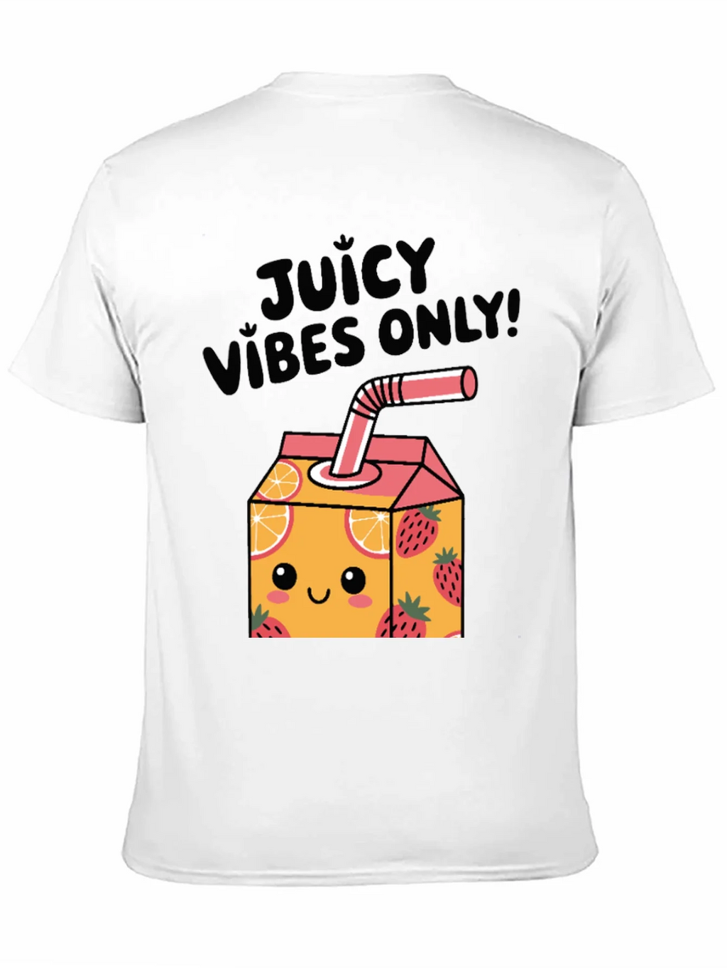 Juicy Vibes Only T-Shirt - Cartoon Fruit Juice Box Design product image 10