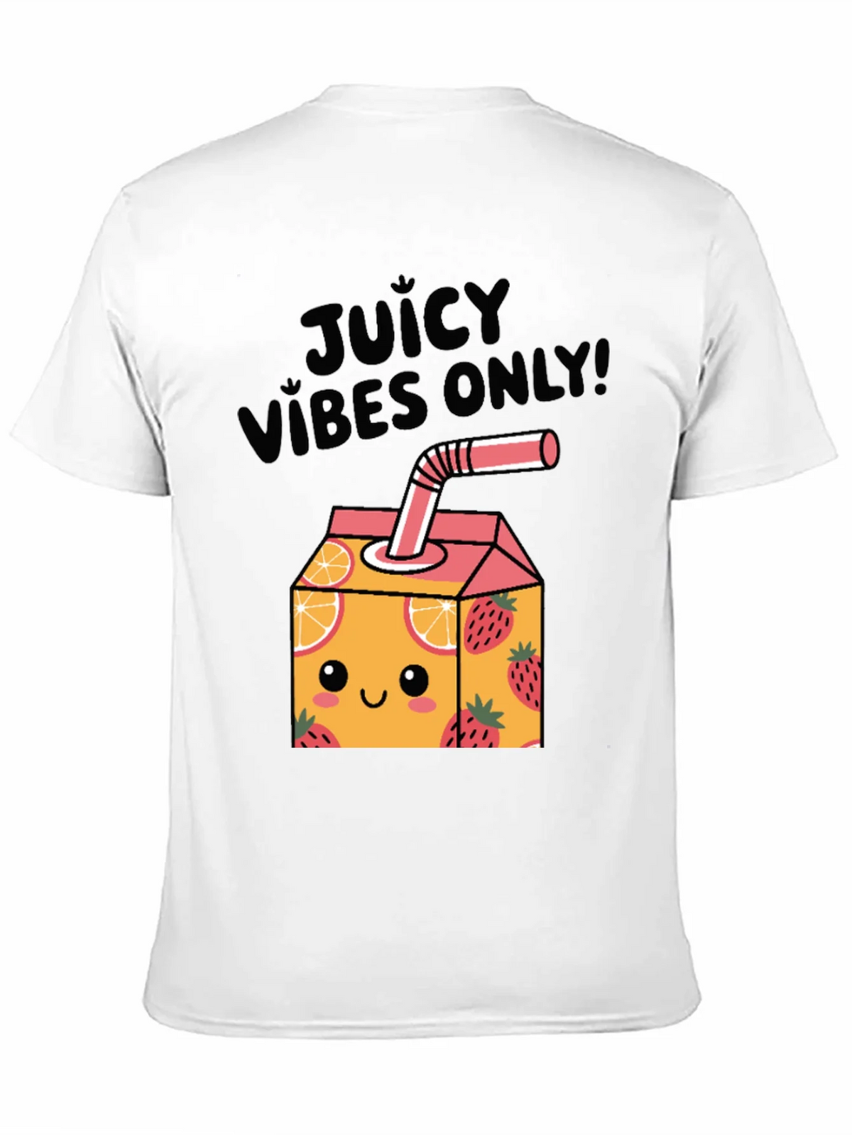 Juicy Vibes Only T-Shirt - Cartoon Fruit Juice Box Design product image 10
