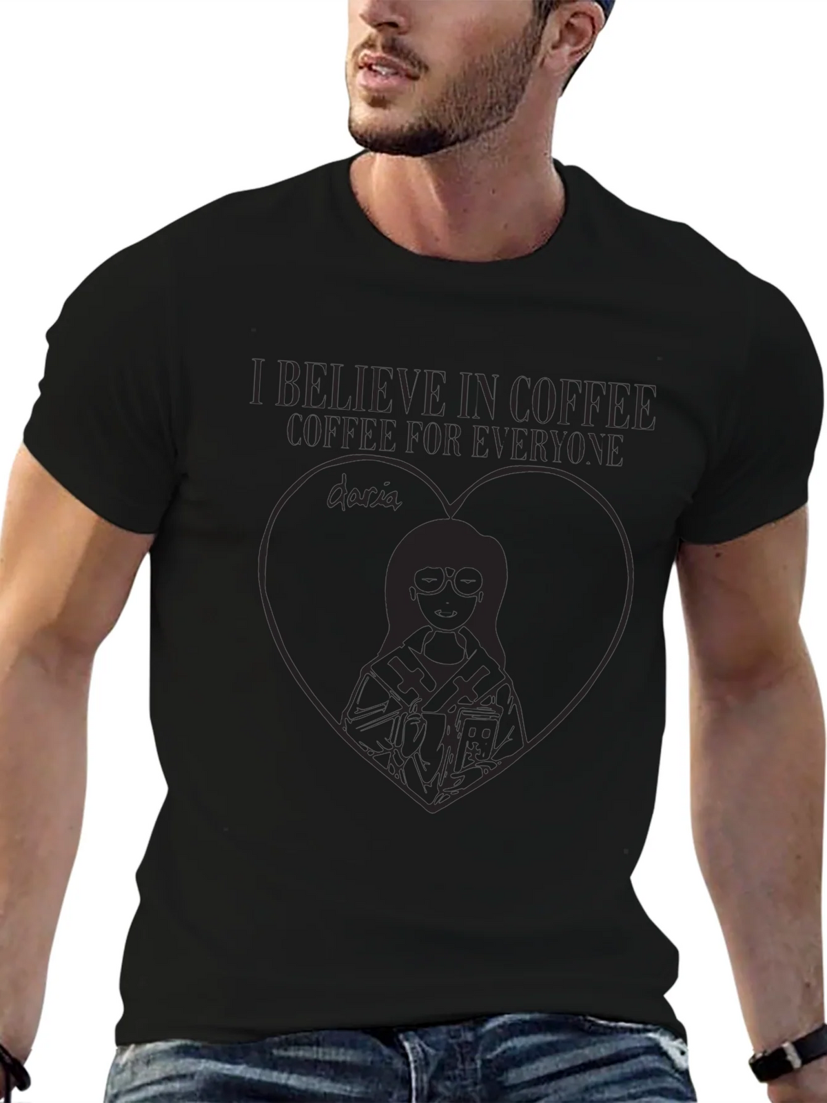 I Believe In Coffee Graphic T-Shirt product image 6