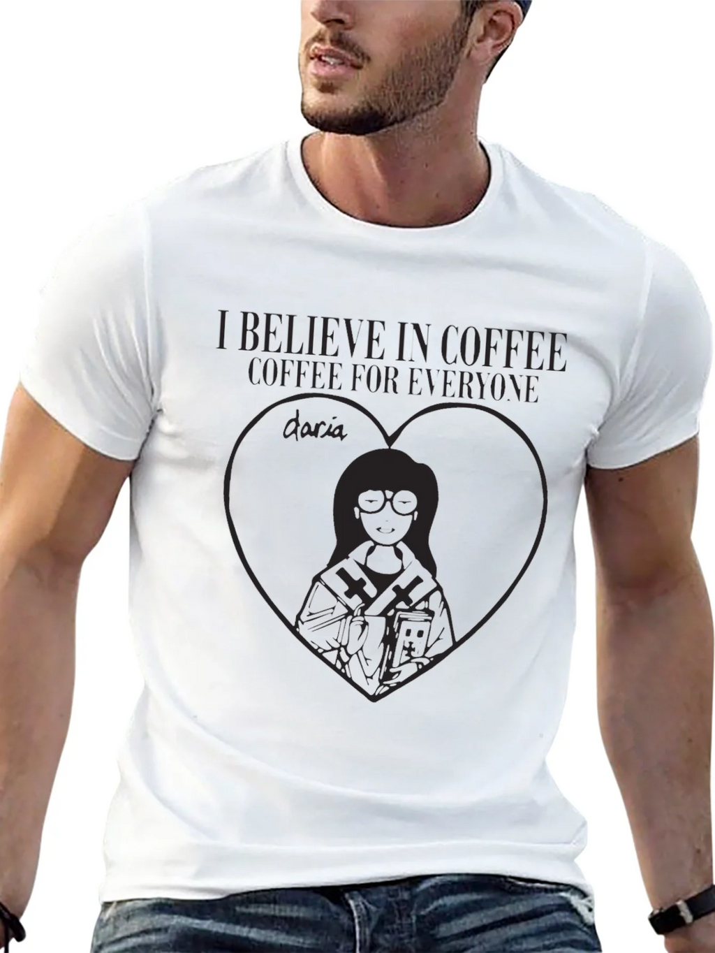 I Believe In Coffee Graphic T-Shirt product image 12