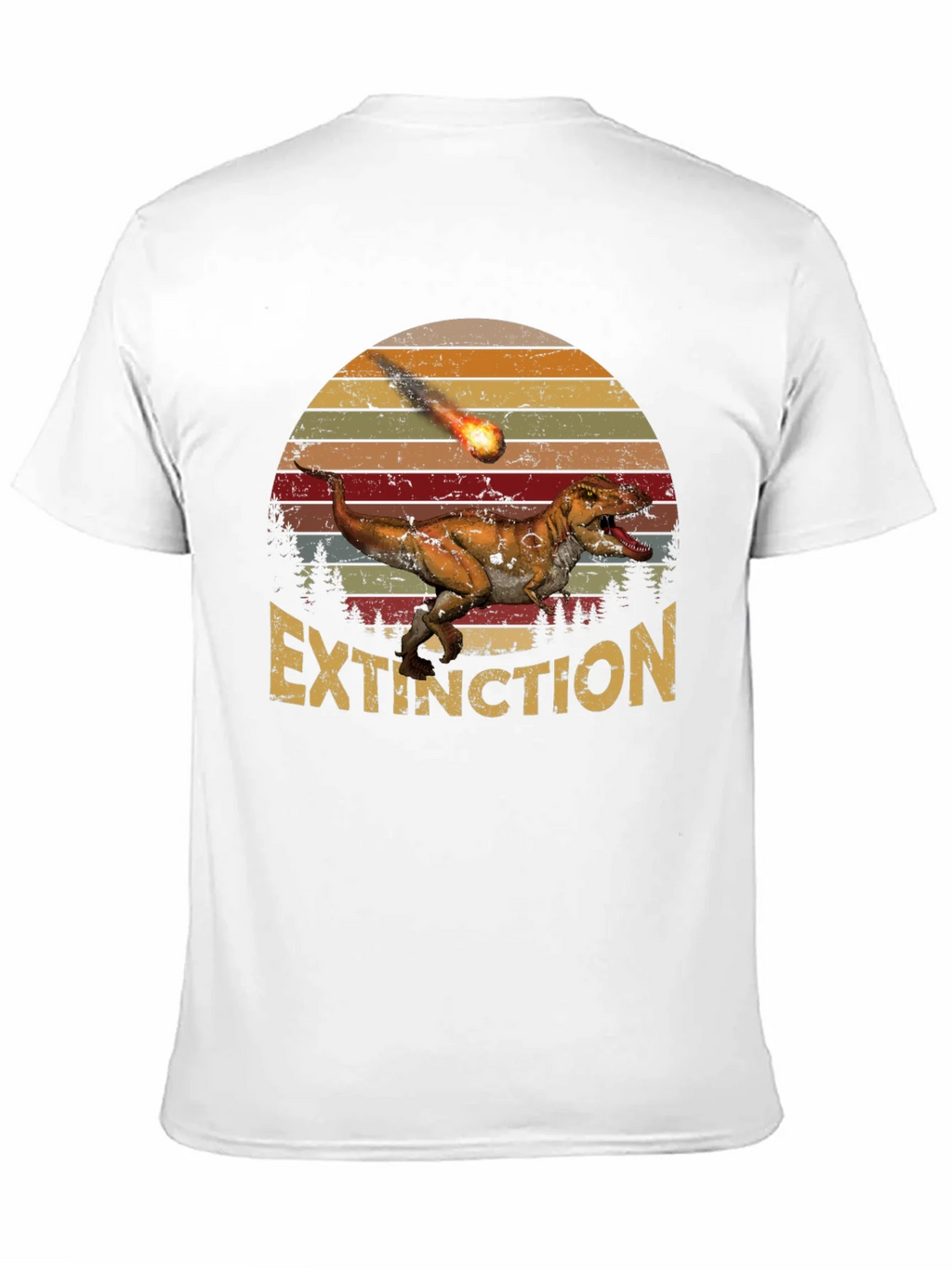 Extinction Dinosaur Graphic T-Shirt product image 10