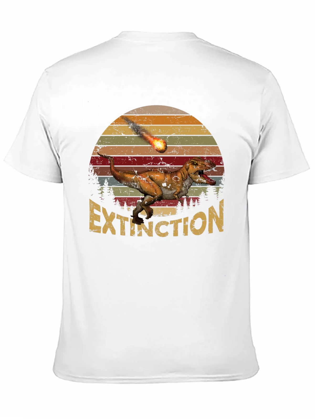 Extinction Dinosaur Graphic T-Shirt product image 10