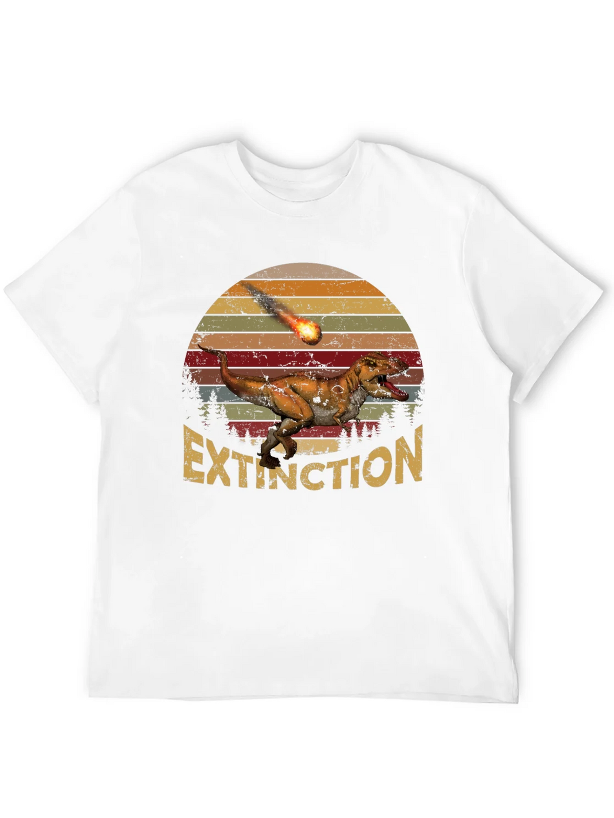 Extinction Dinosaur Graphic T-Shirt product image 11