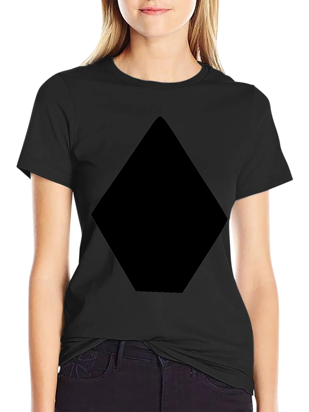 Mens Black Diamond Graphic T-Shirt product image 2